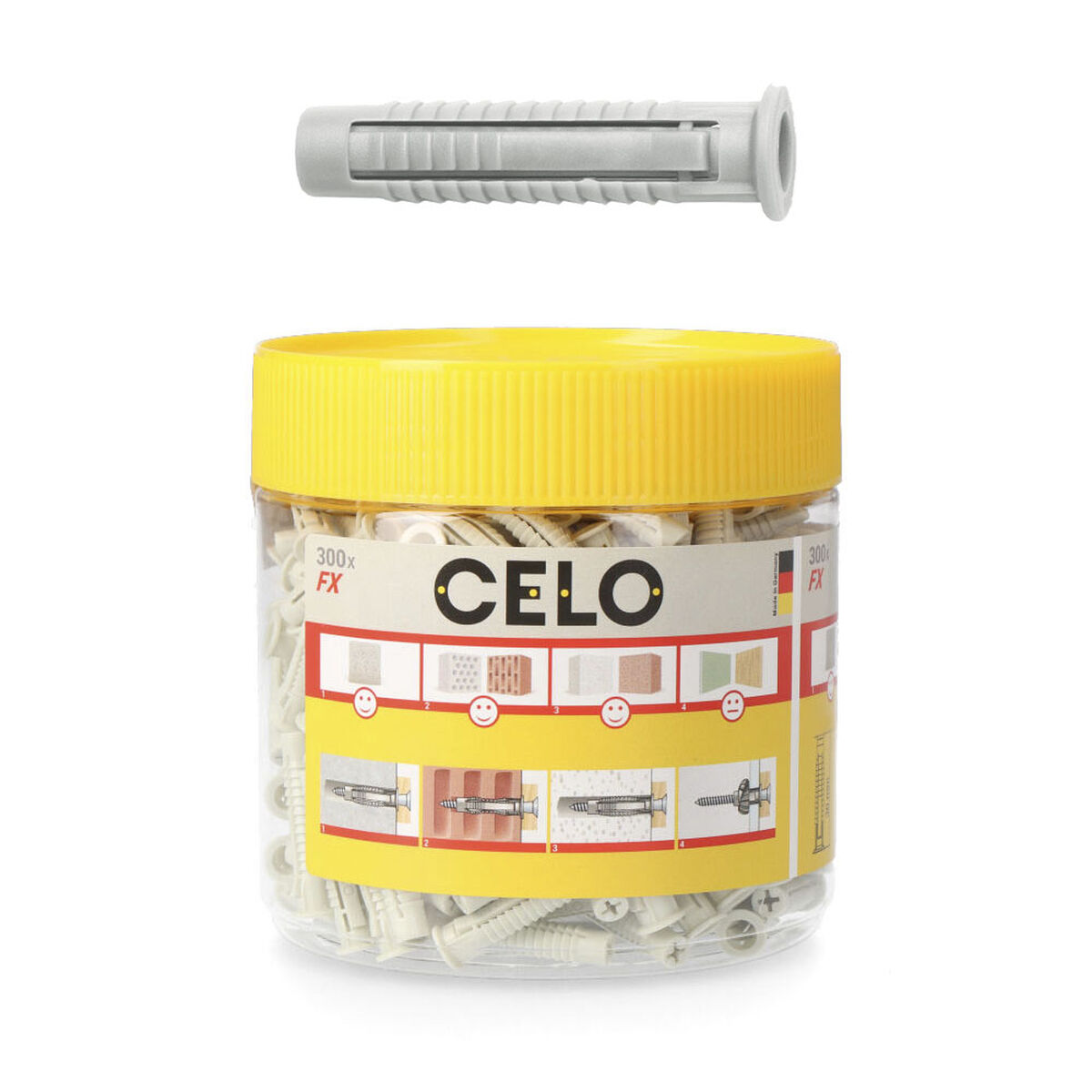 Dobbar CELO Nylox FX Ø 6 x 30 mm (300 antal)