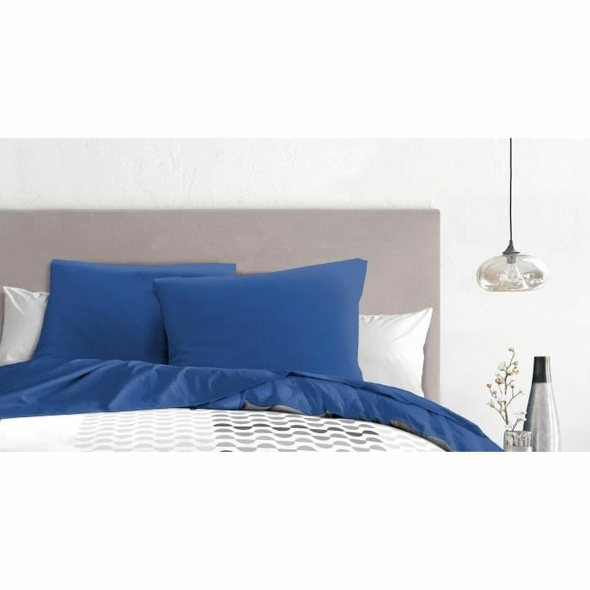 Örngott HOME LINGE PASSION Blå 63 x 63 cm - 2