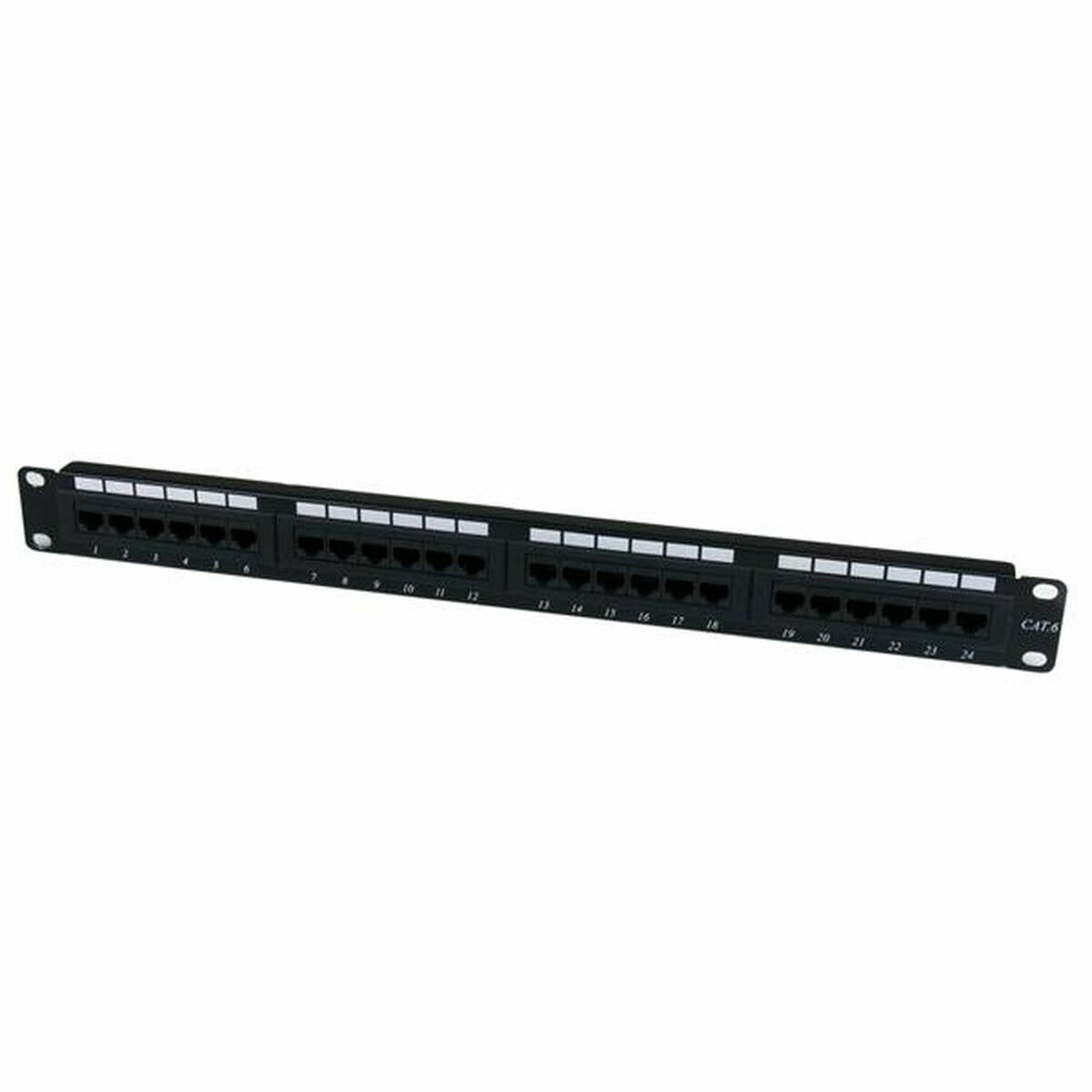 Patchpanel 24 UTP Portar Kategori 6 Startech C6PANEL24 - 7