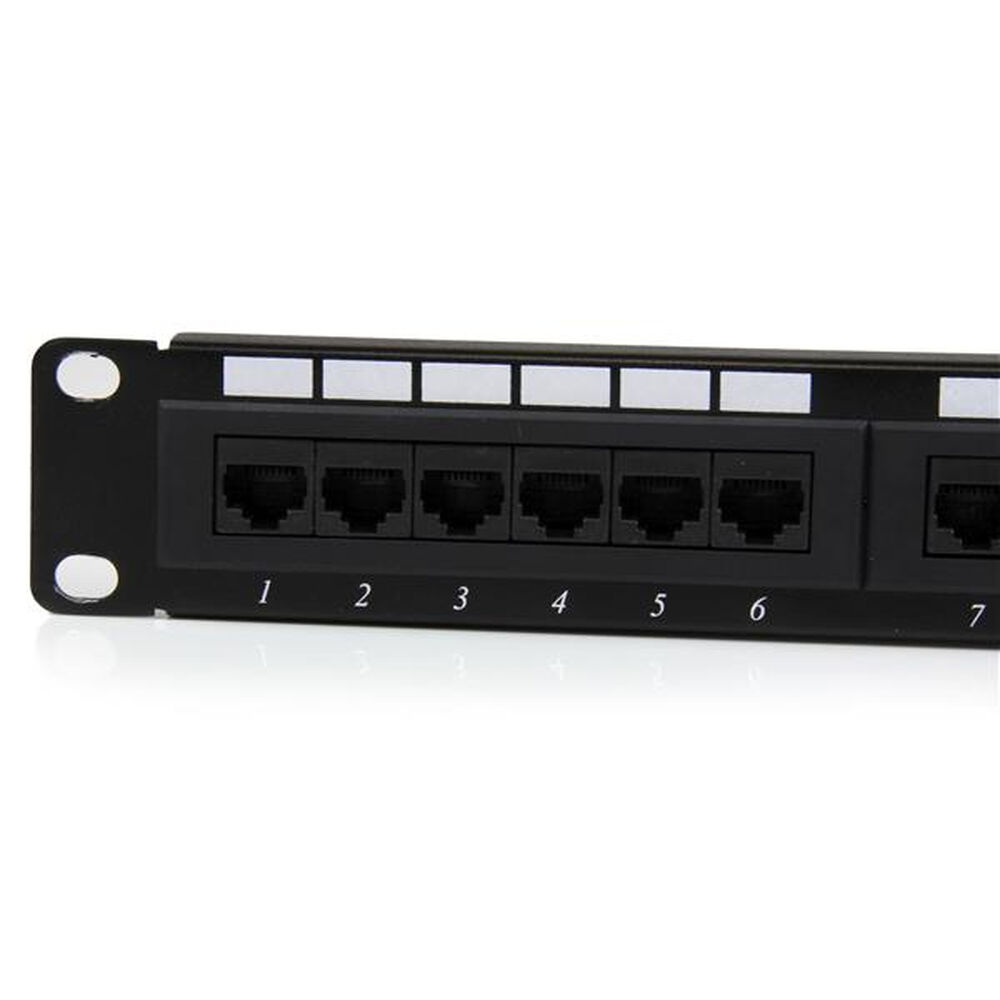 Patchpanel 24 UTP Portar Kategori 6 Startech C6PANEL24