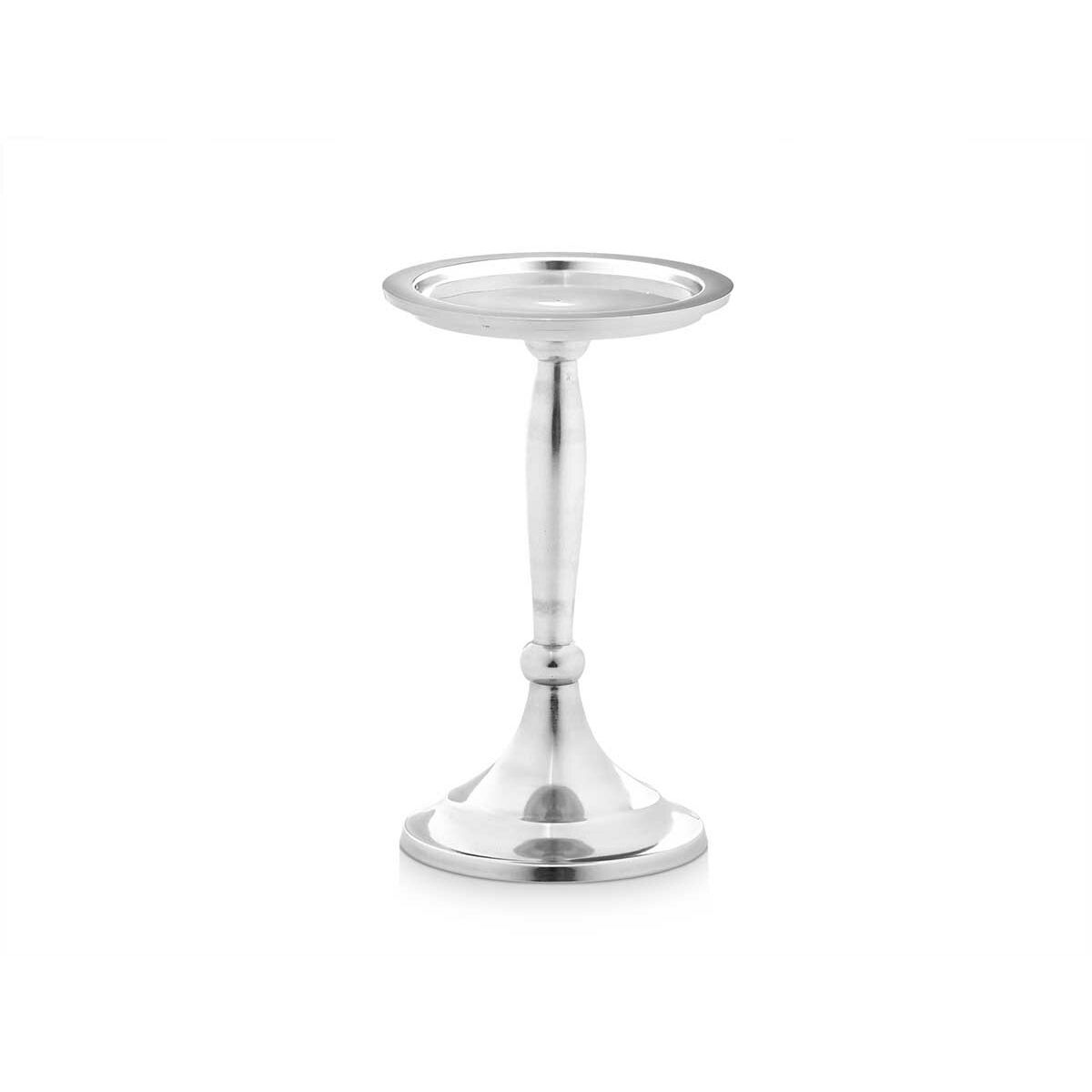 Kandelaber Gift Decor Silvrig Silver Aluminium 11 x 12,5 x 11 cm 10 x 17 x 8,5 cm (8 antal) - 5