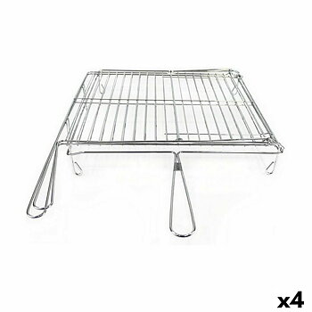 Grill Algon Kromad Roterbar Silvrig 45 x 50 x 9 cm (4 antal)