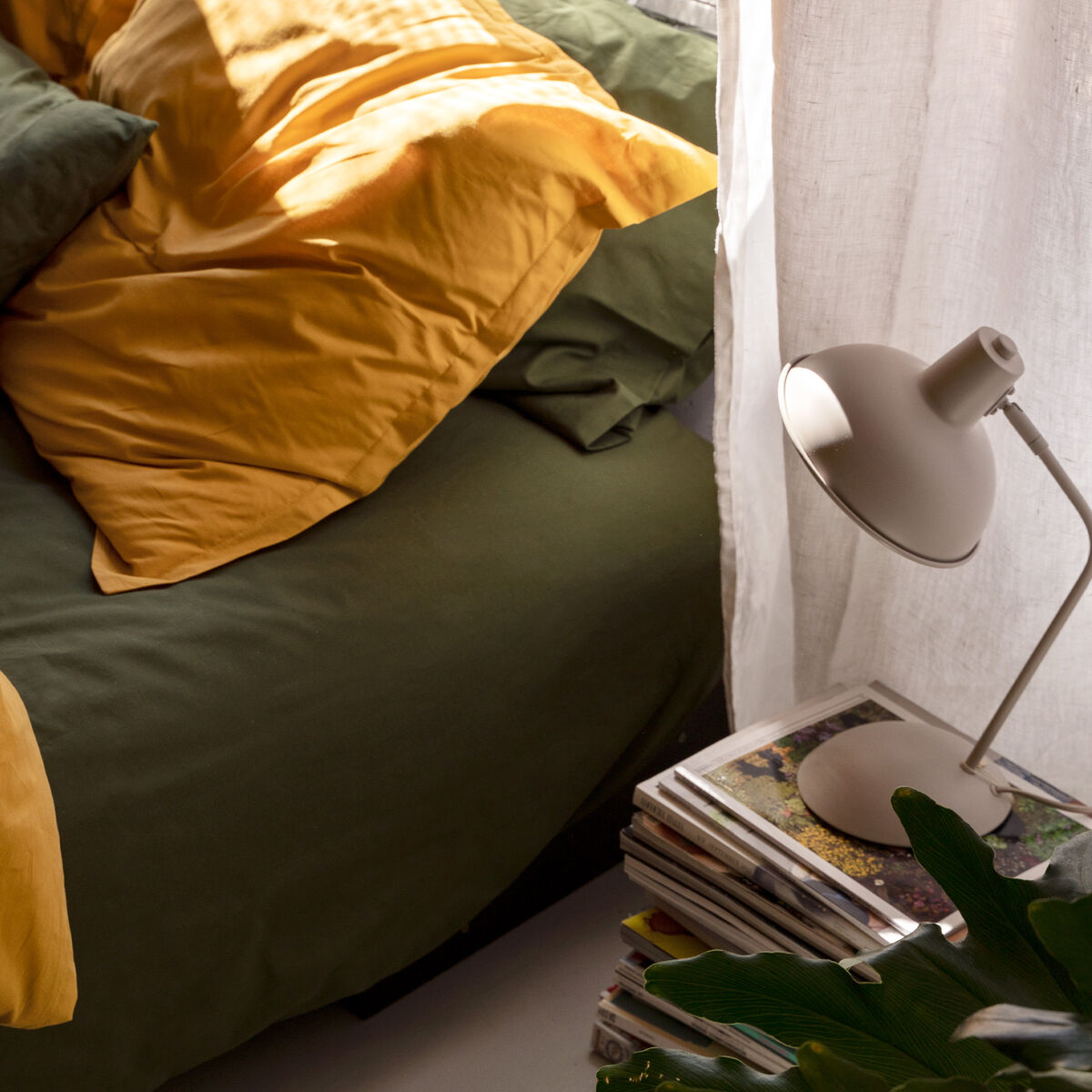 Påslakan HappyFriday BASIC Grön 260 x 220 cm - 9