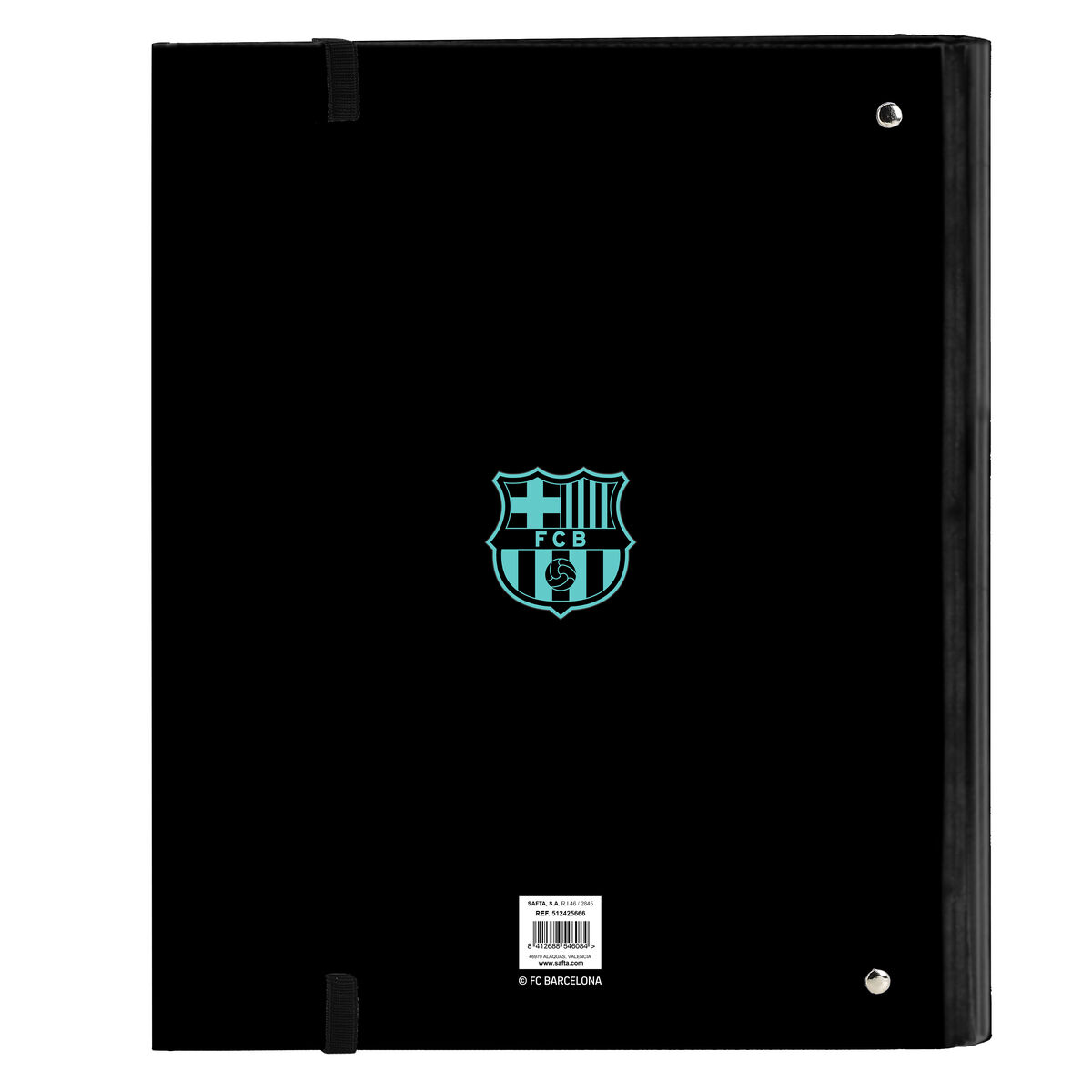 Ringpärm F.C. Barcelona Svart 27 x 32 x 3.5 cm - 2