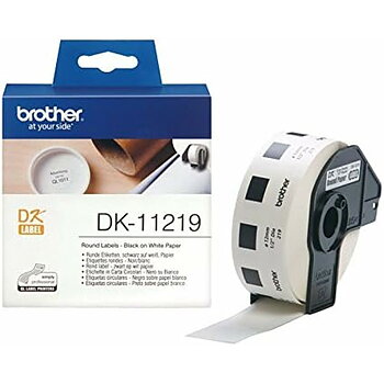 Etiketter till Skrivare Brother DK11219 Vit Svart/Vit