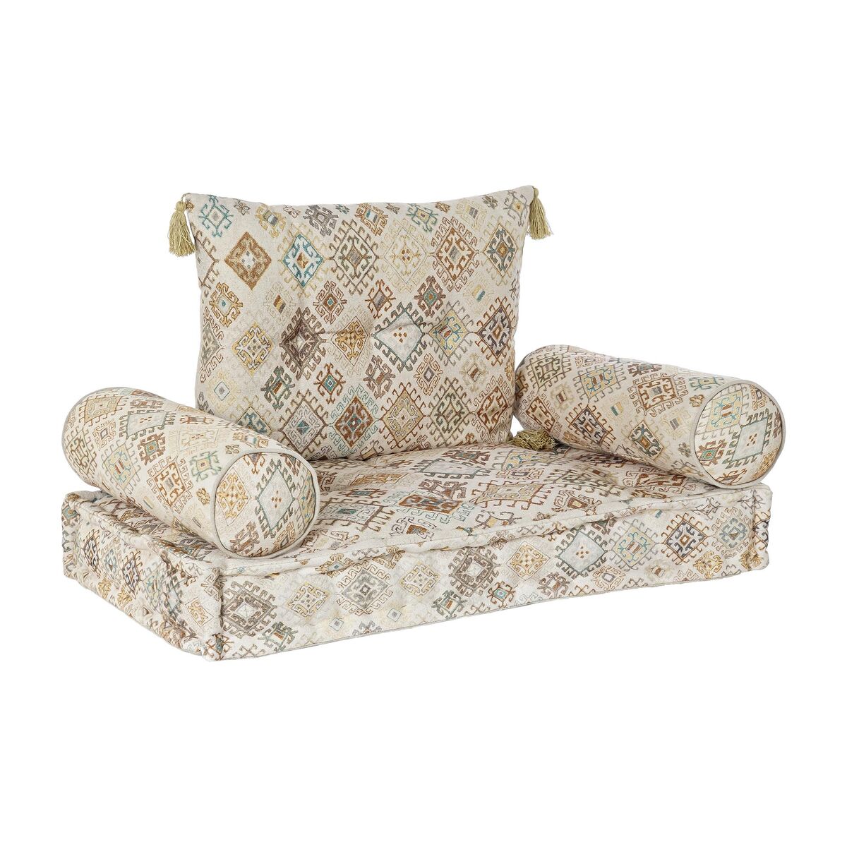 Trädgårdssoffa DKD Home Decor Beige 90 x 50 x 55 cm - 13