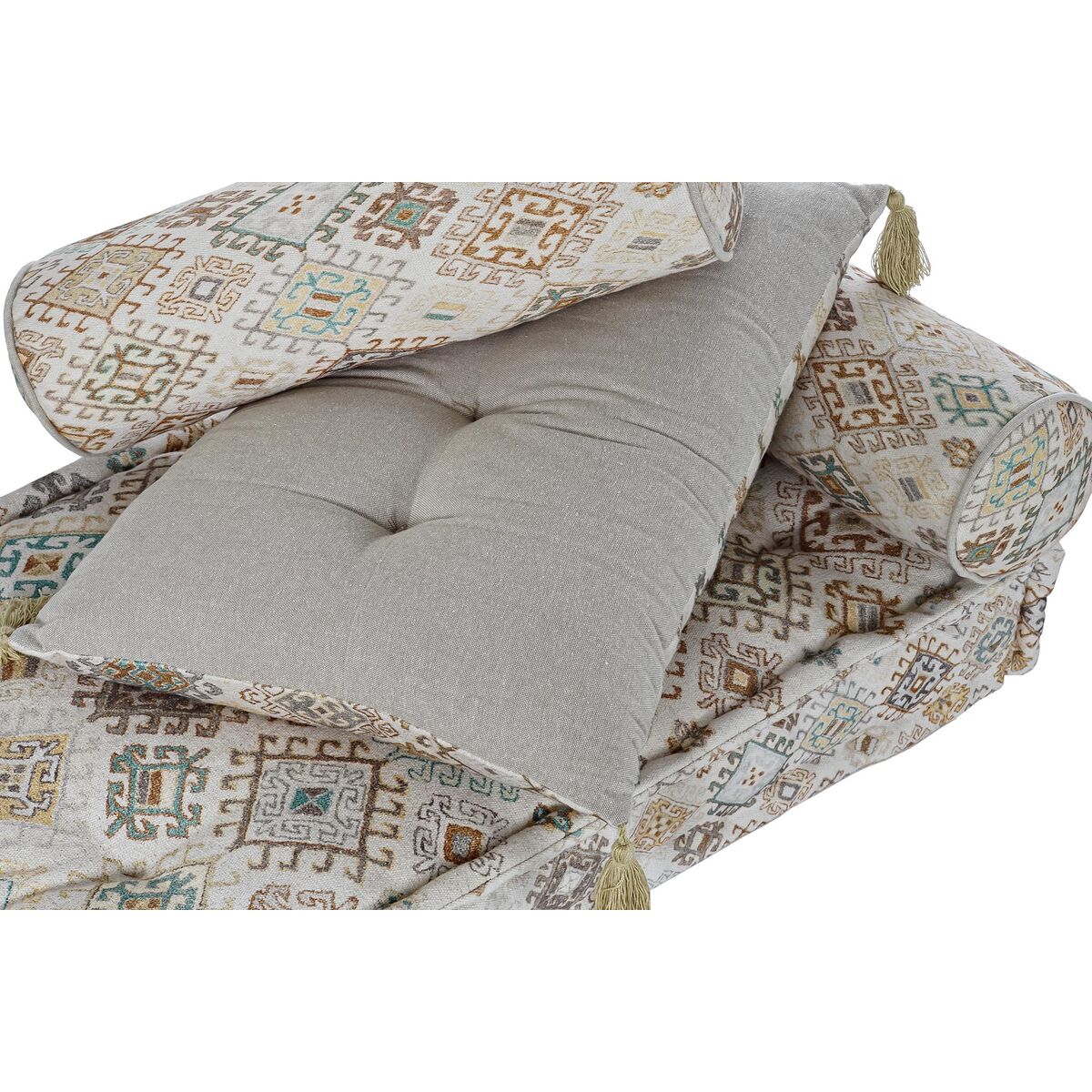 Trädgårdssoffa DKD Home Decor Beige 90 x 50 x 55 cm - 16