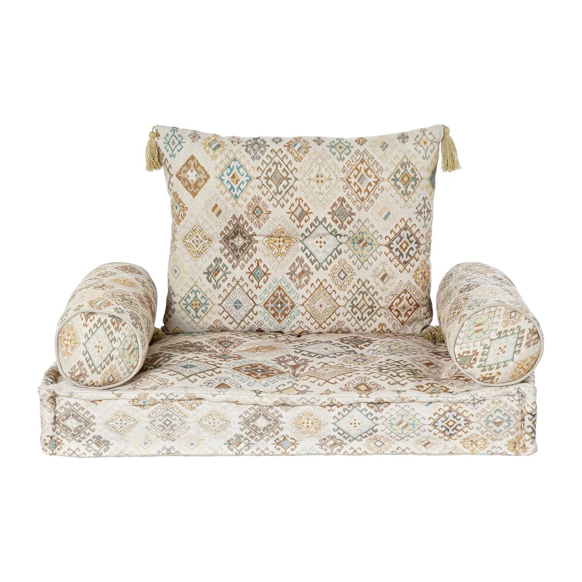 Trädgårdssoffa DKD Home Decor Beige 90 x 50 x 55 cm - 2