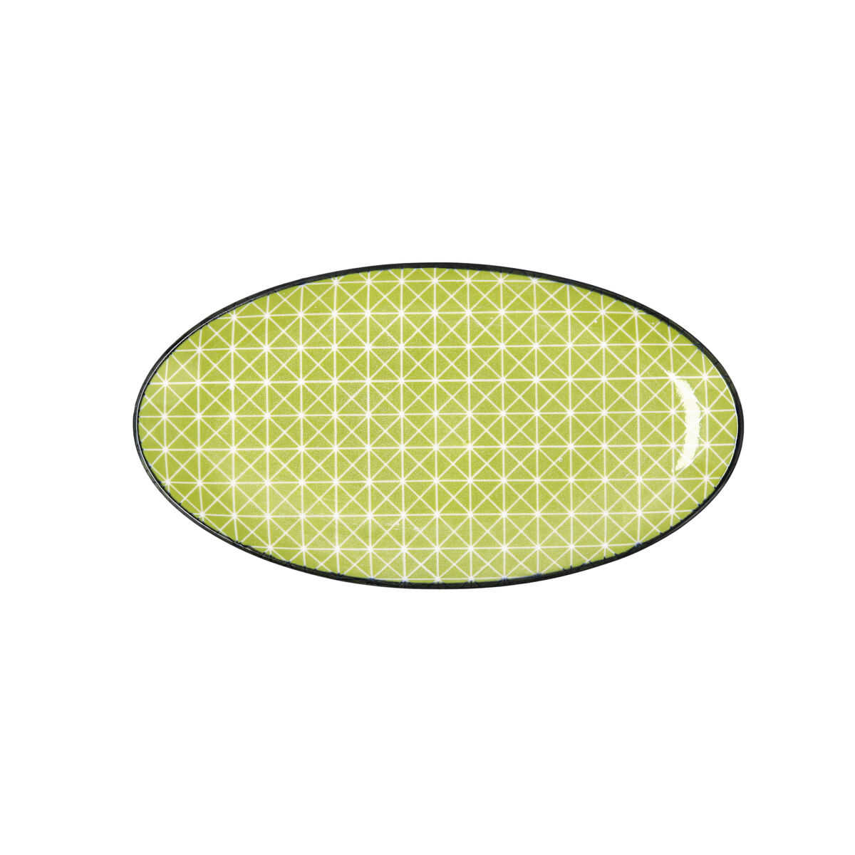 Snacksbricka Quid Pippa Avlång Keramik Multicolour (21 cm) (8 antal) - 2