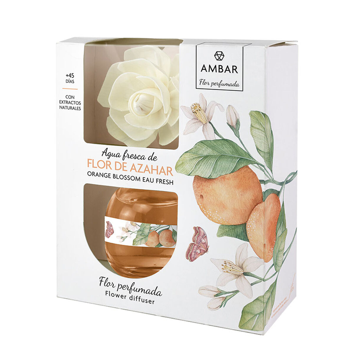 Luftrenare Flor de Azahar Pärlor Orange 60 ml - 2