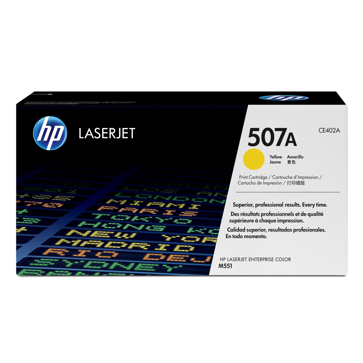 Original Toner HP 507A Gul