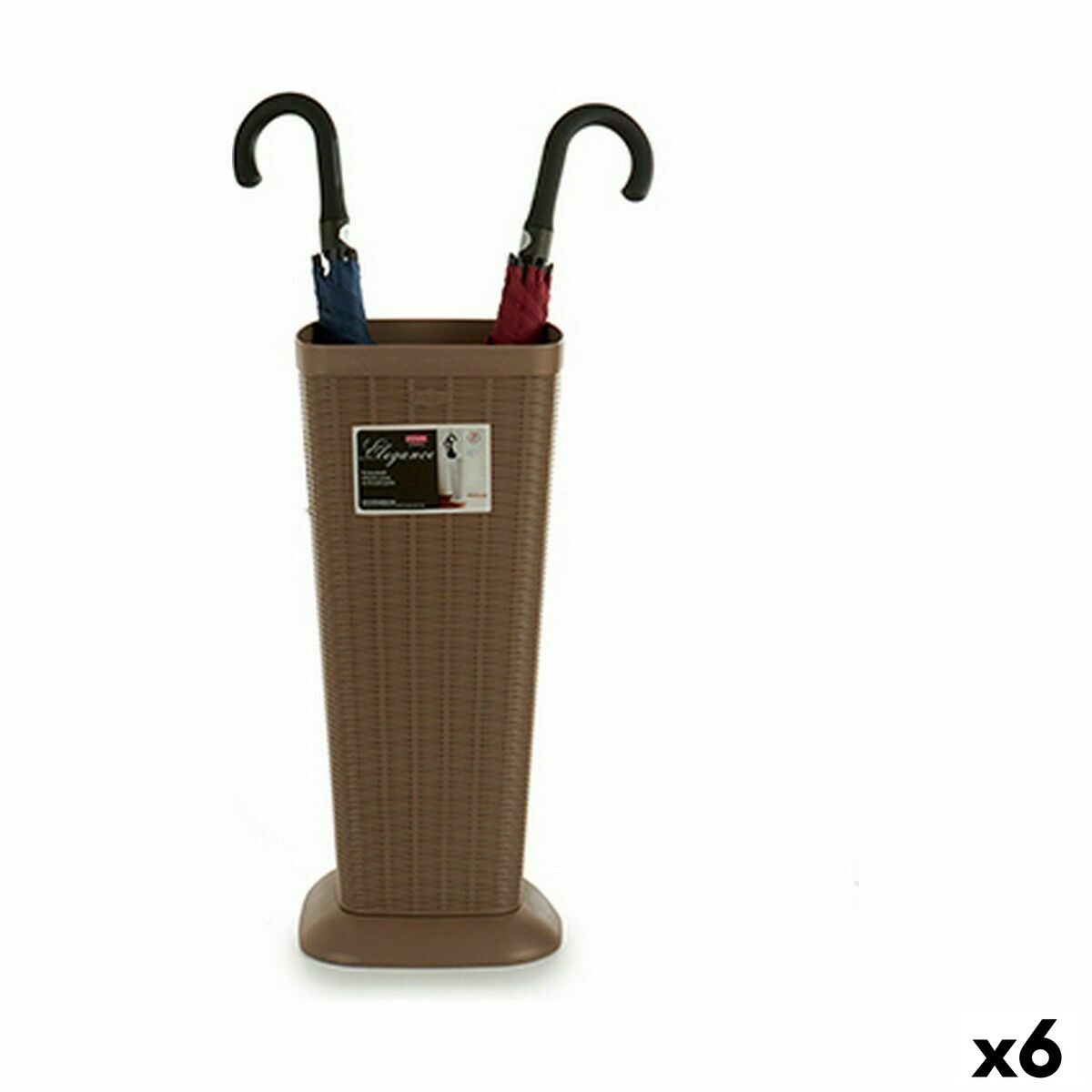 Paraplyställ Stefanplast Elegance Beige Plast 25,3 x 57 x 25,3 cm (6 antal) - 4