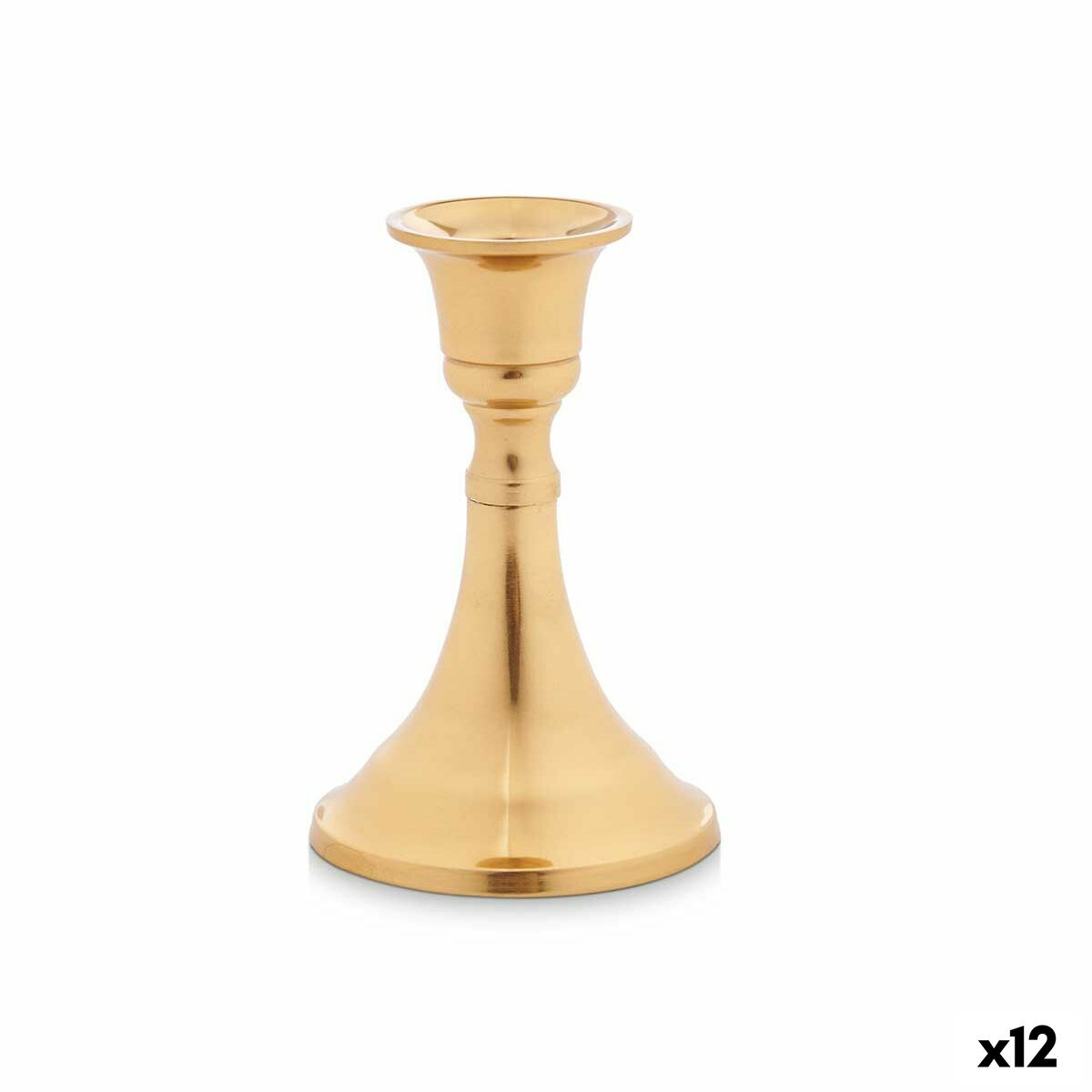 Kandelaber Gyllene Aluminium 5 x 11 x 9 cm (12 antal) - 3
