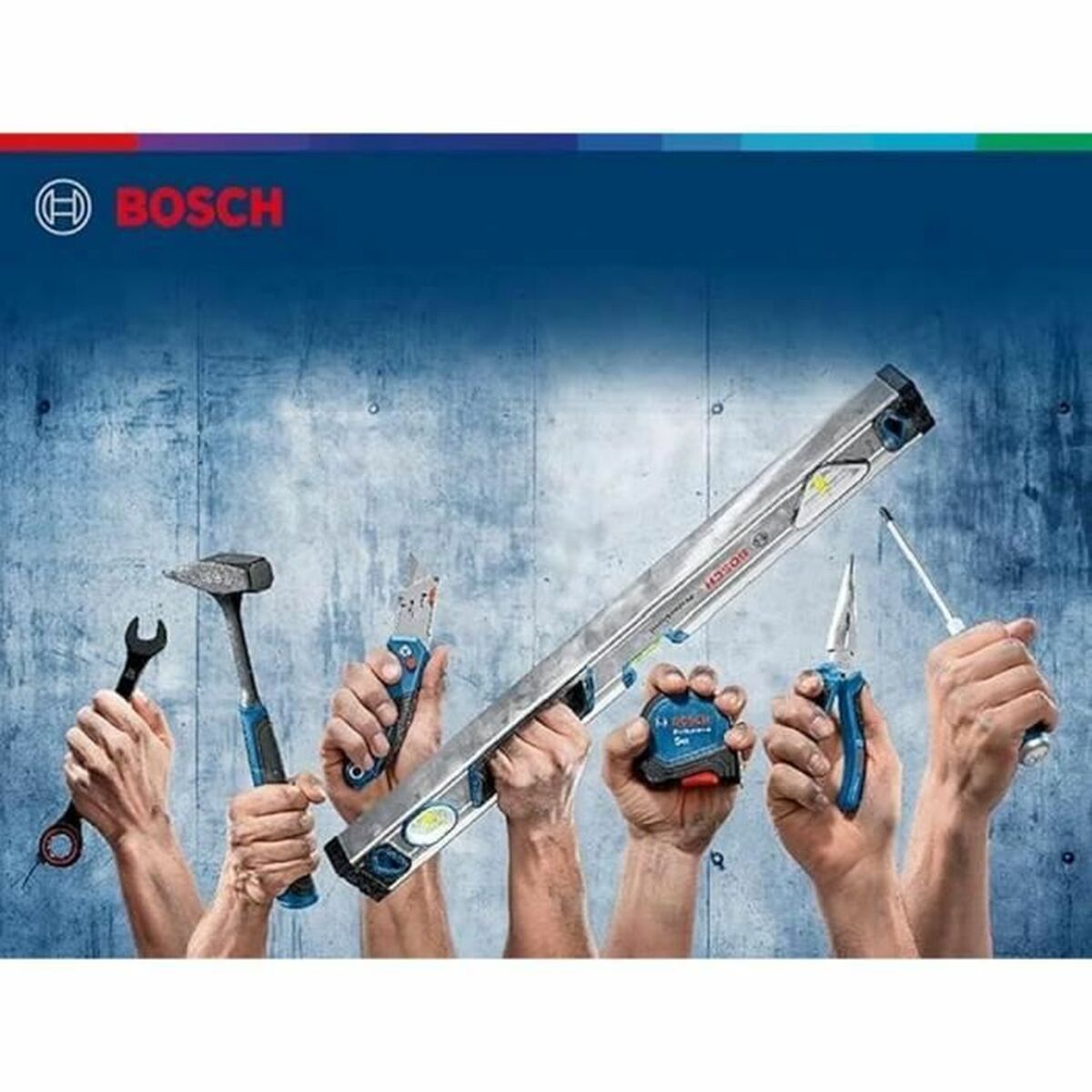 Brytbladskniv BOSCH Folding Blå Metall Aluminium - 2