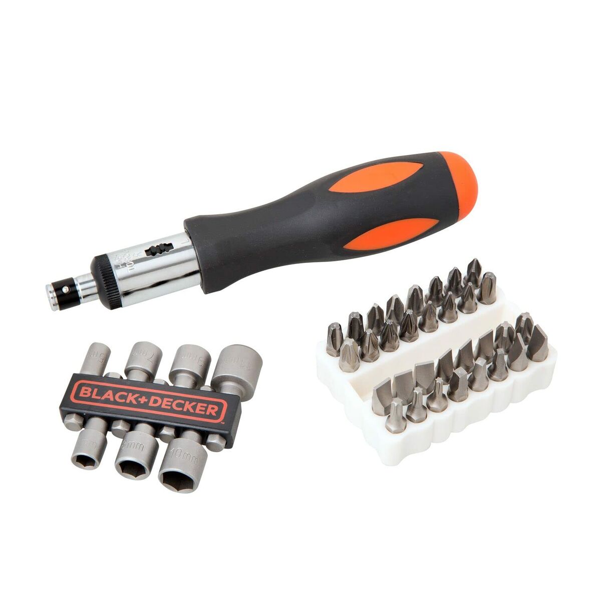 Skruvmejsel med flera ändbitar Black & Decker a7062-xj - 3