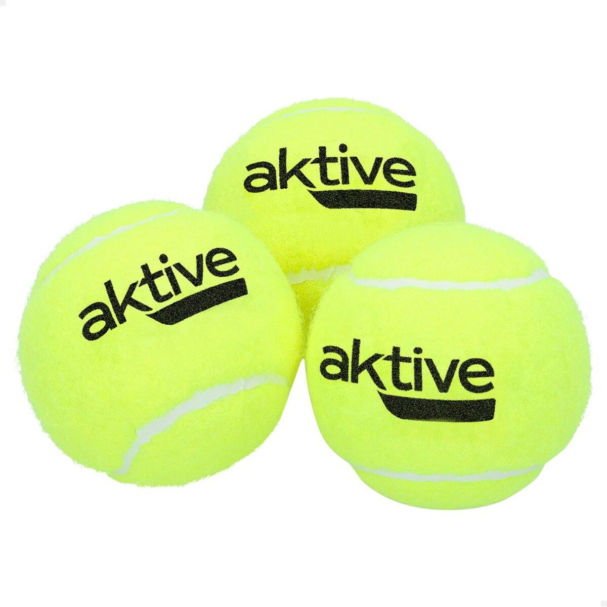 Tennisbollar Aktive Pro 3 Delar Gul 6 antal - 3