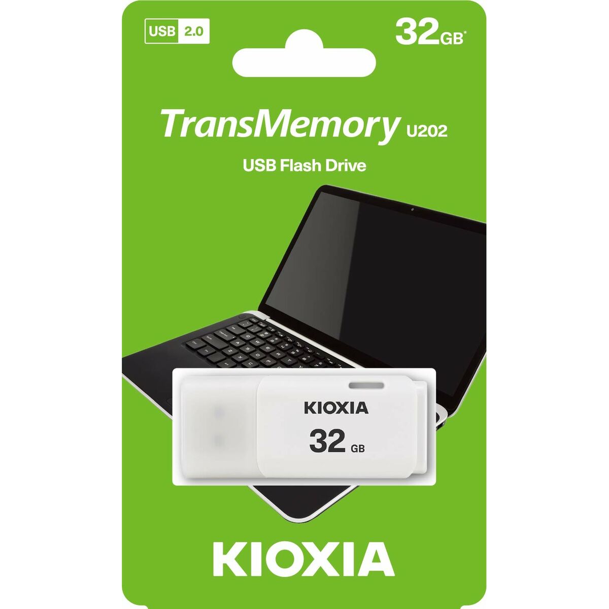 USB-minne Kioxia TransMemory U202 Vit 32 GB - 3