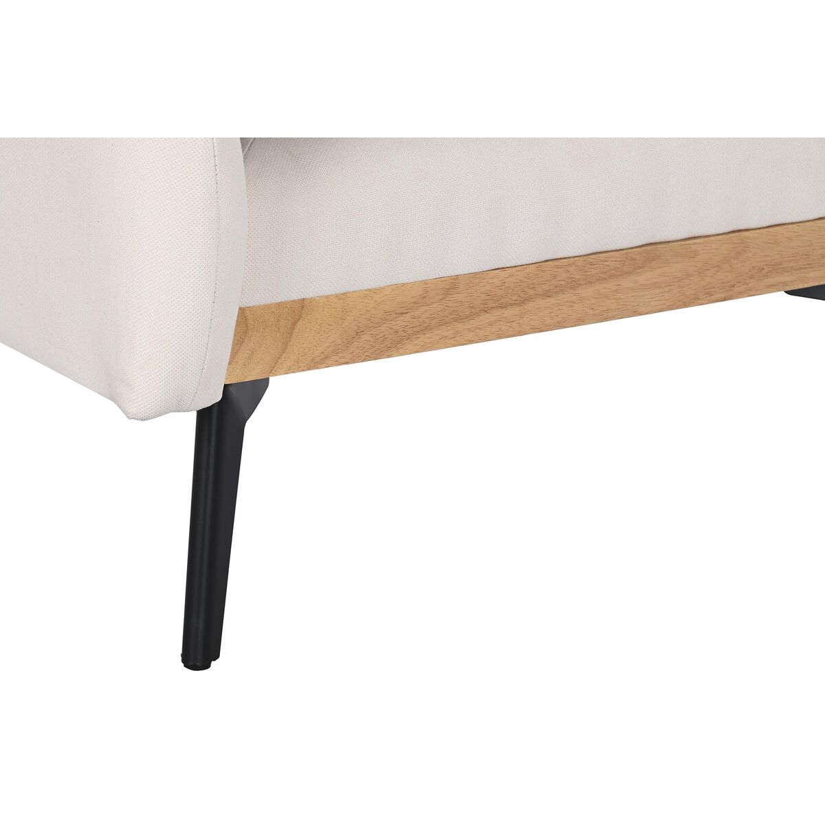 Bäddsoffa DKD Home Decor Kräm Metall Scandi 74 x 85 x 90 cm - 2