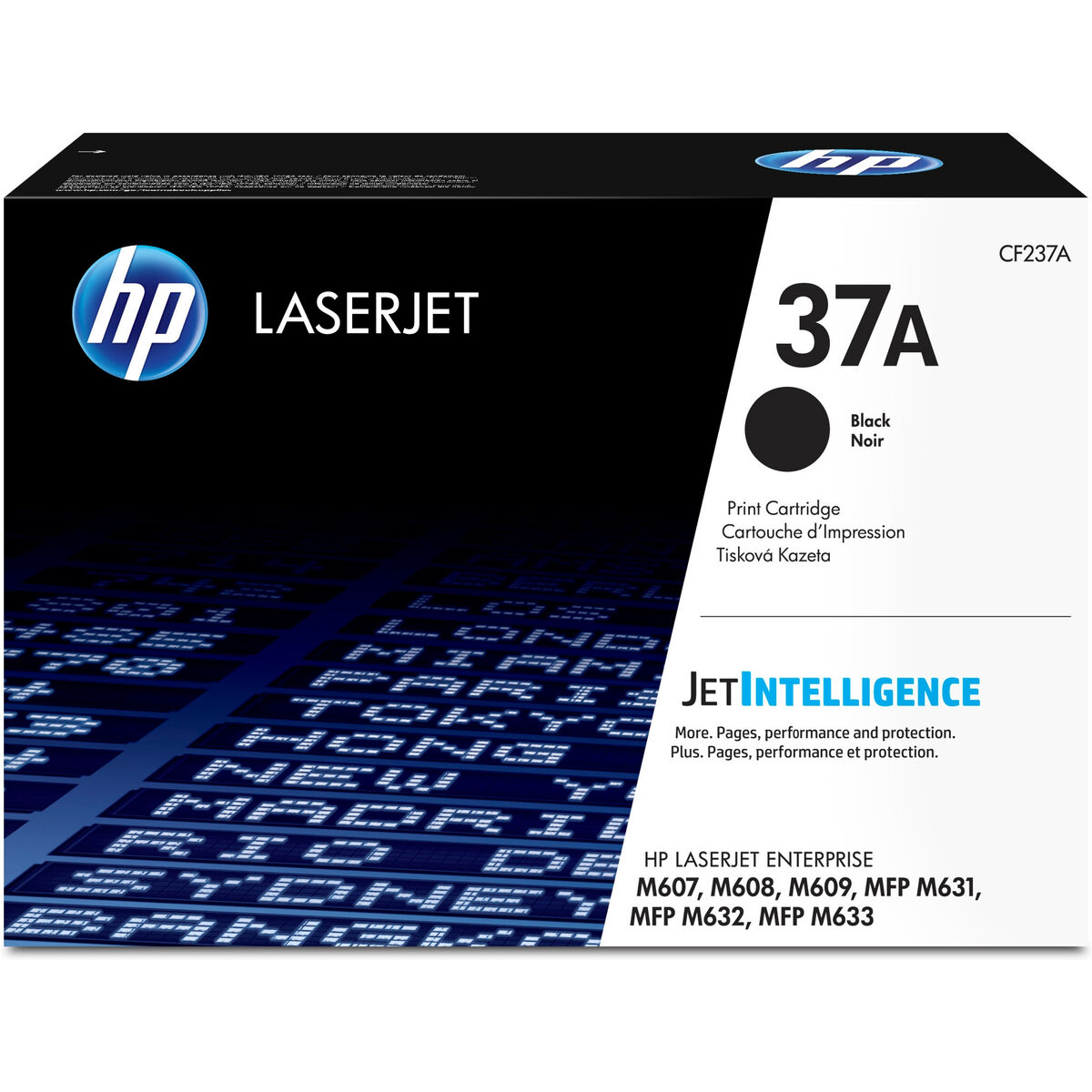 Toner HP 37A Negro Svart