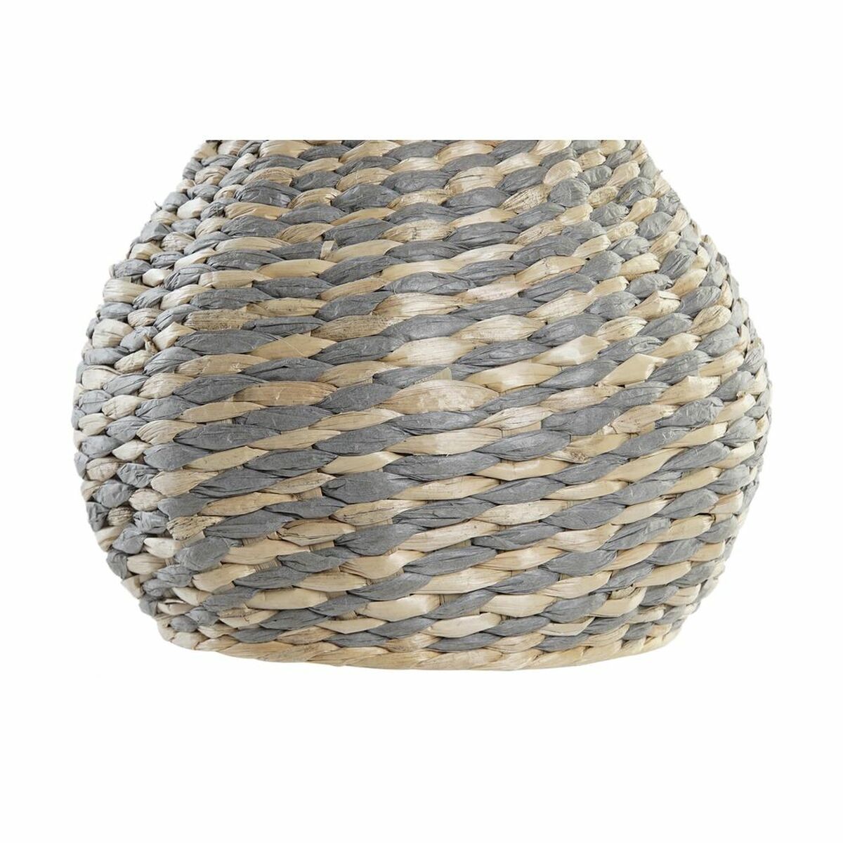 Vas DKD Home Decor Naturell Grå 25 x 25 x 41 cm - 8