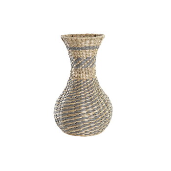 Vas DKD Home Decor Naturell Grå 25 x 25 x 41 cm