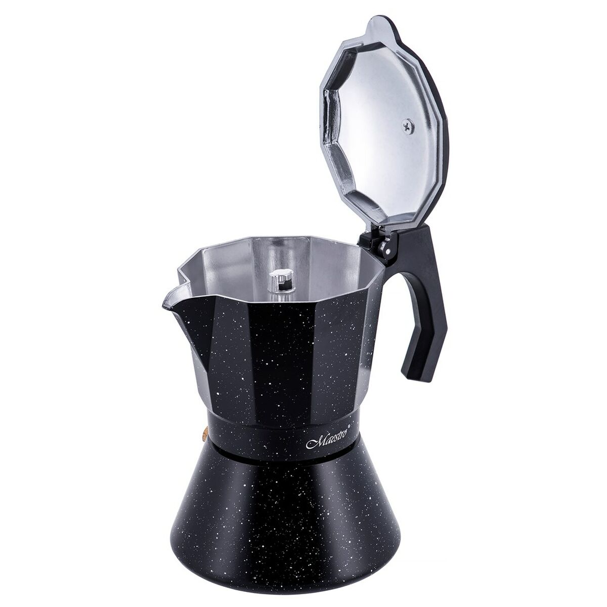 Italiensk Kaffepanna Feel Maestro MR-1667-6 Svart Granit Aluminium 300 ml 6 Koppar - 6