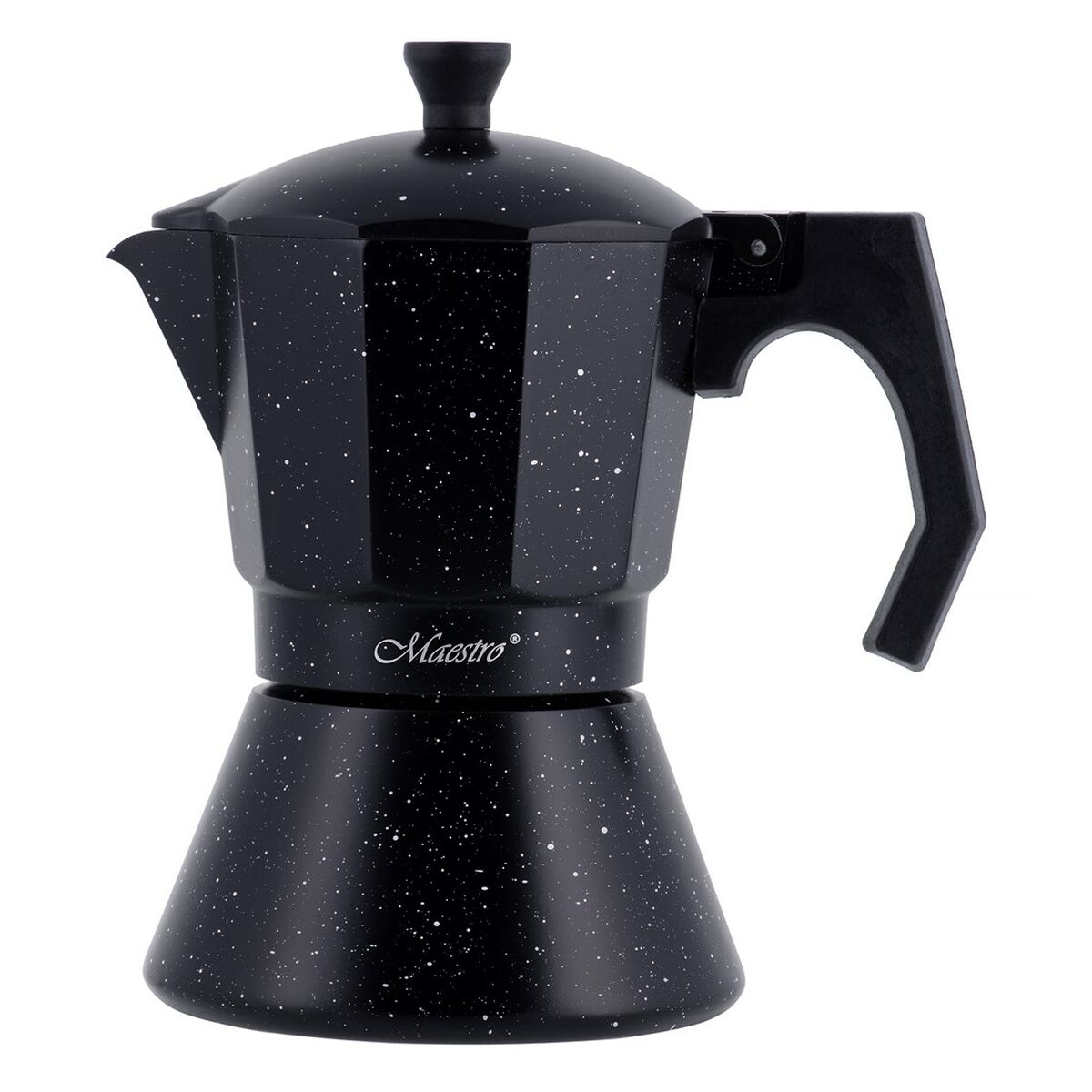 Italiensk Kaffepanna Feel Maestro MR-1667-6 Svart Granit Aluminium 300 ml 6 Koppar - 3