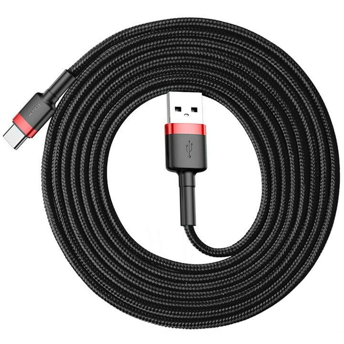 USB A till USB C Kabel Baseus Cafule Svart 2 m - 8