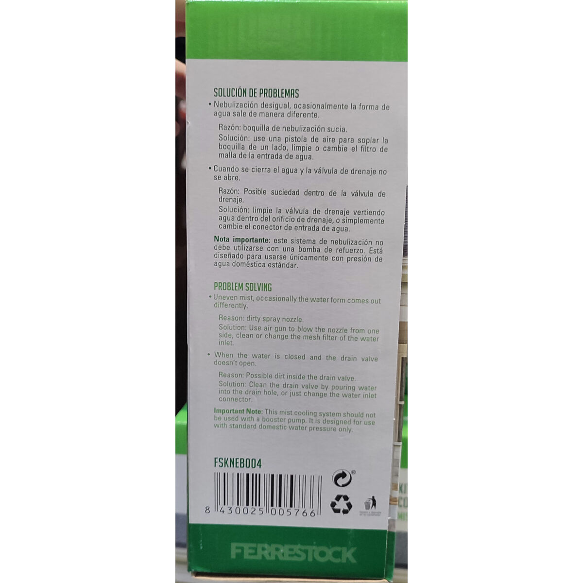 Nebulisator Ferrestock Vit 15 m - 19