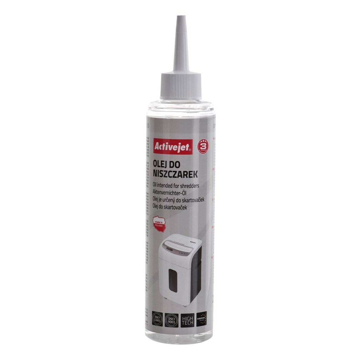 Smörjmedel till dokumentförstörare Activejet ASO-250 250 ml