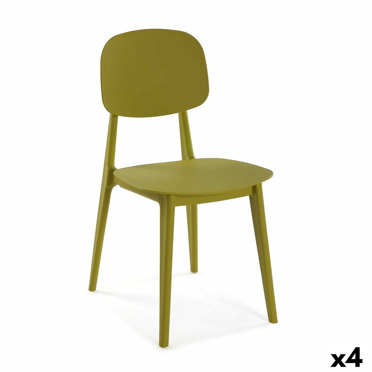 Stol Versa Senap 39,5 x 80 x 41,5 cm (4 antal)