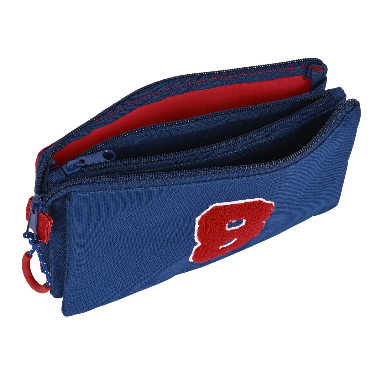 Tredubbel Carry-all Safta University Röd Marinblå (22 x 12 x 3 cm) - 6