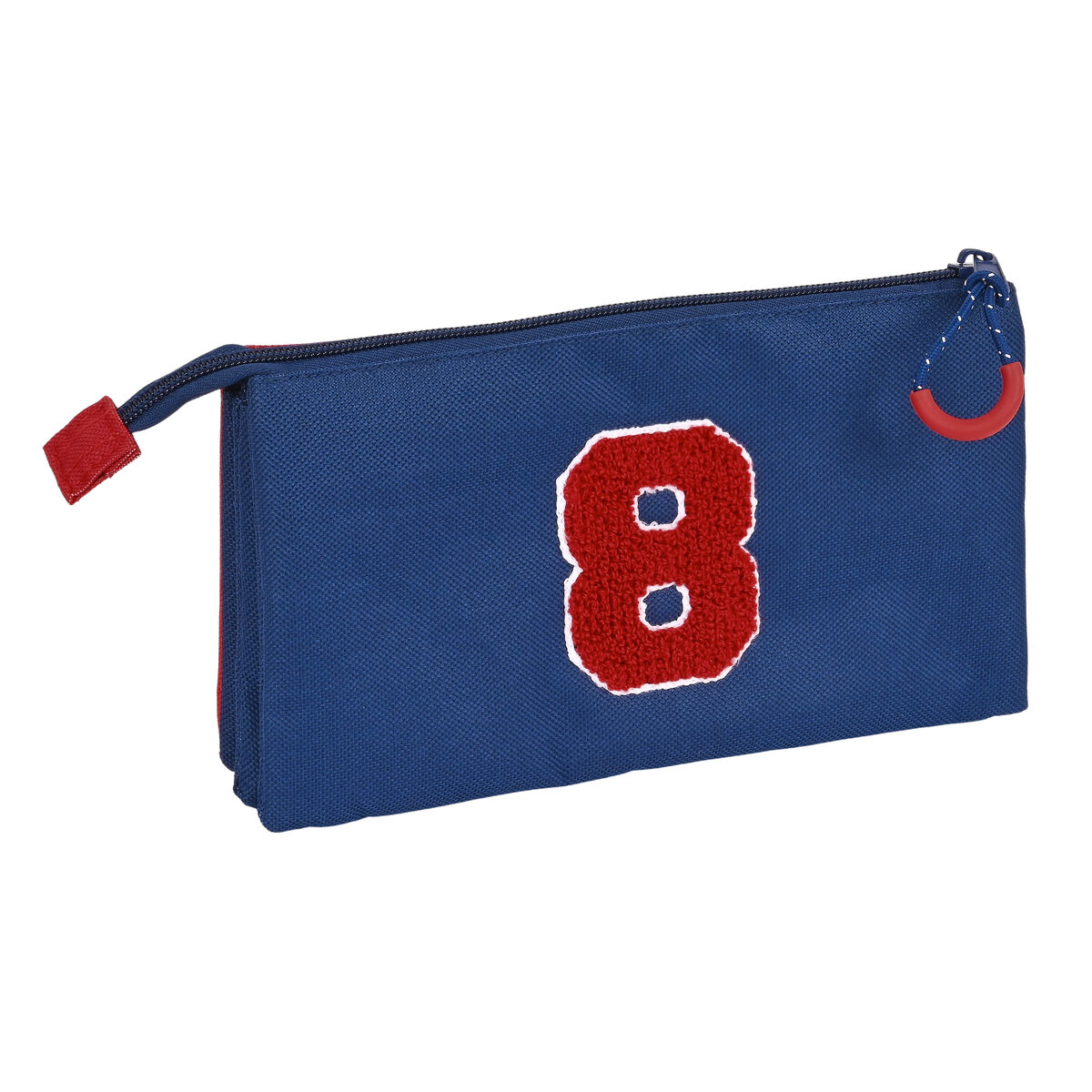Tredubbel Carry-all Safta University Röd Marinblå (22 x 12 x 3 cm) - 5