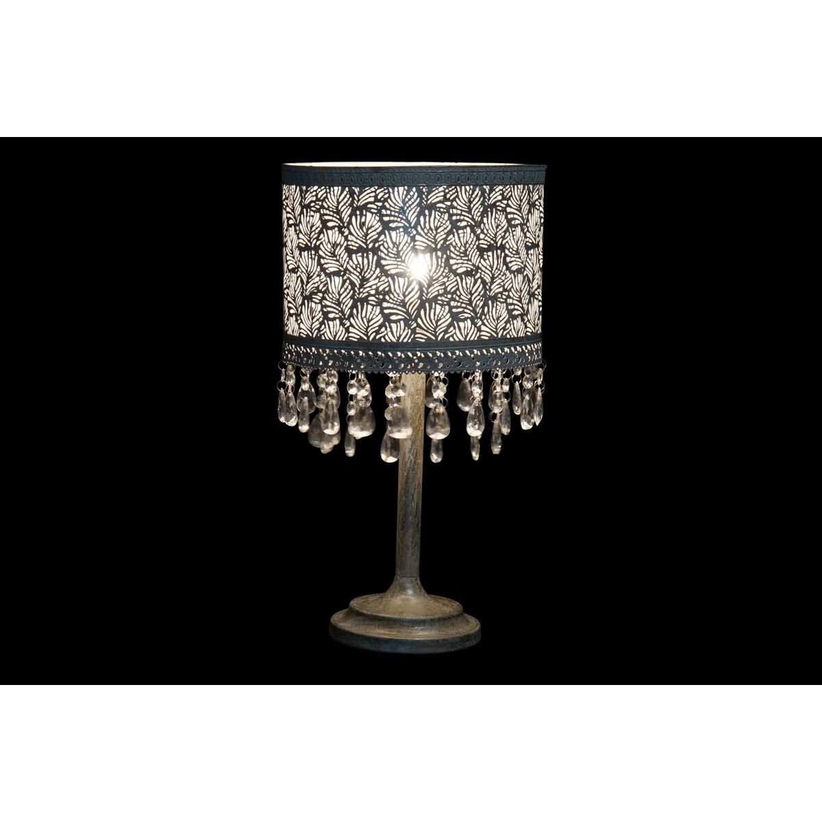 Bordslampa DKD Home Decor Silvrig Metall - 2