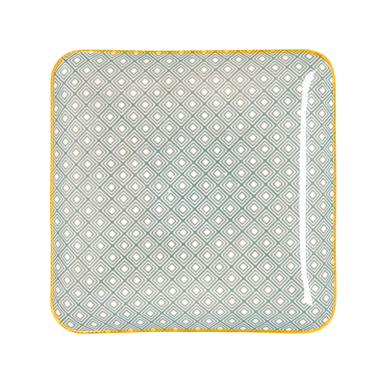 Snacksbricka Quid Pippa Fyrkantig Keramik Multicolour (21 x 21 cm) (8 antal) - 2