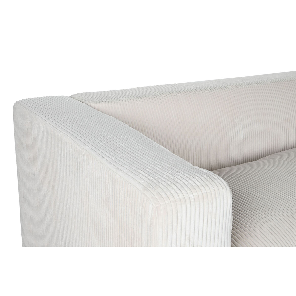 Soffa Home ESPRIT Kräm Modern 224 x 95,5 x 66,5 cm - 5