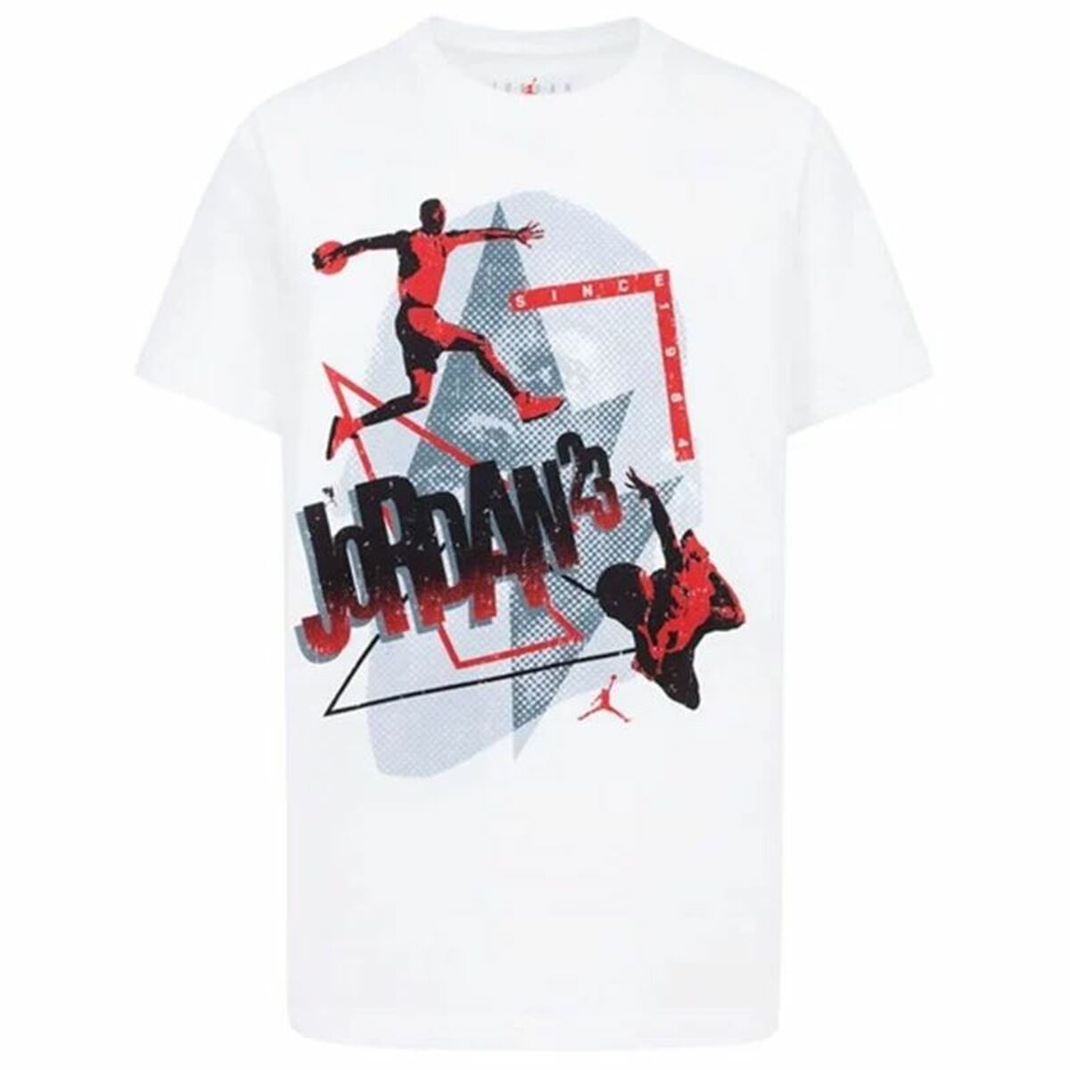 Barn T-shirt med kortärm Jordan Jordan 3Peat Ss Vit