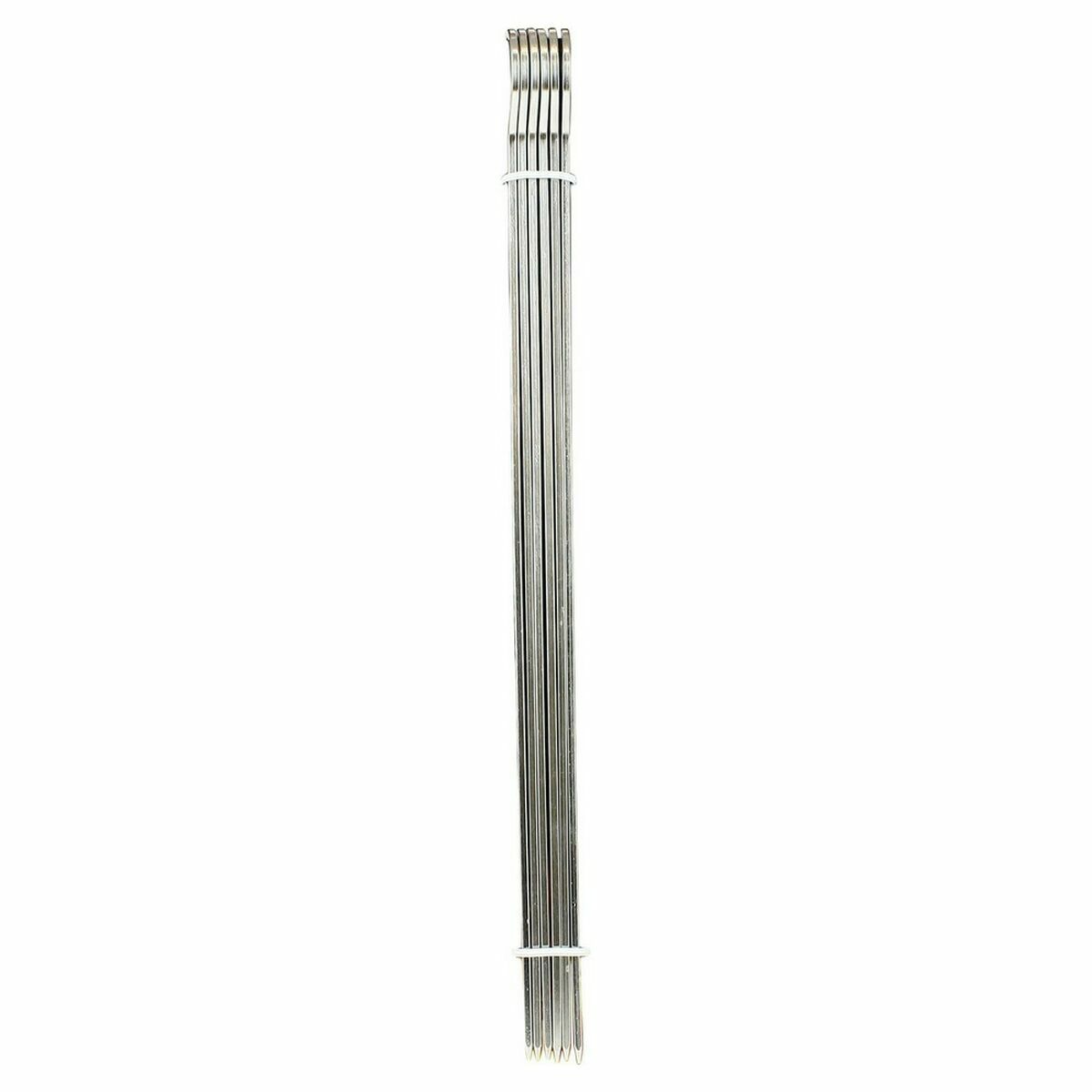 Set med grillspett för barbecue Algon Metall 6 Delar (24 antal) (35 x 2,5 mm) - 2