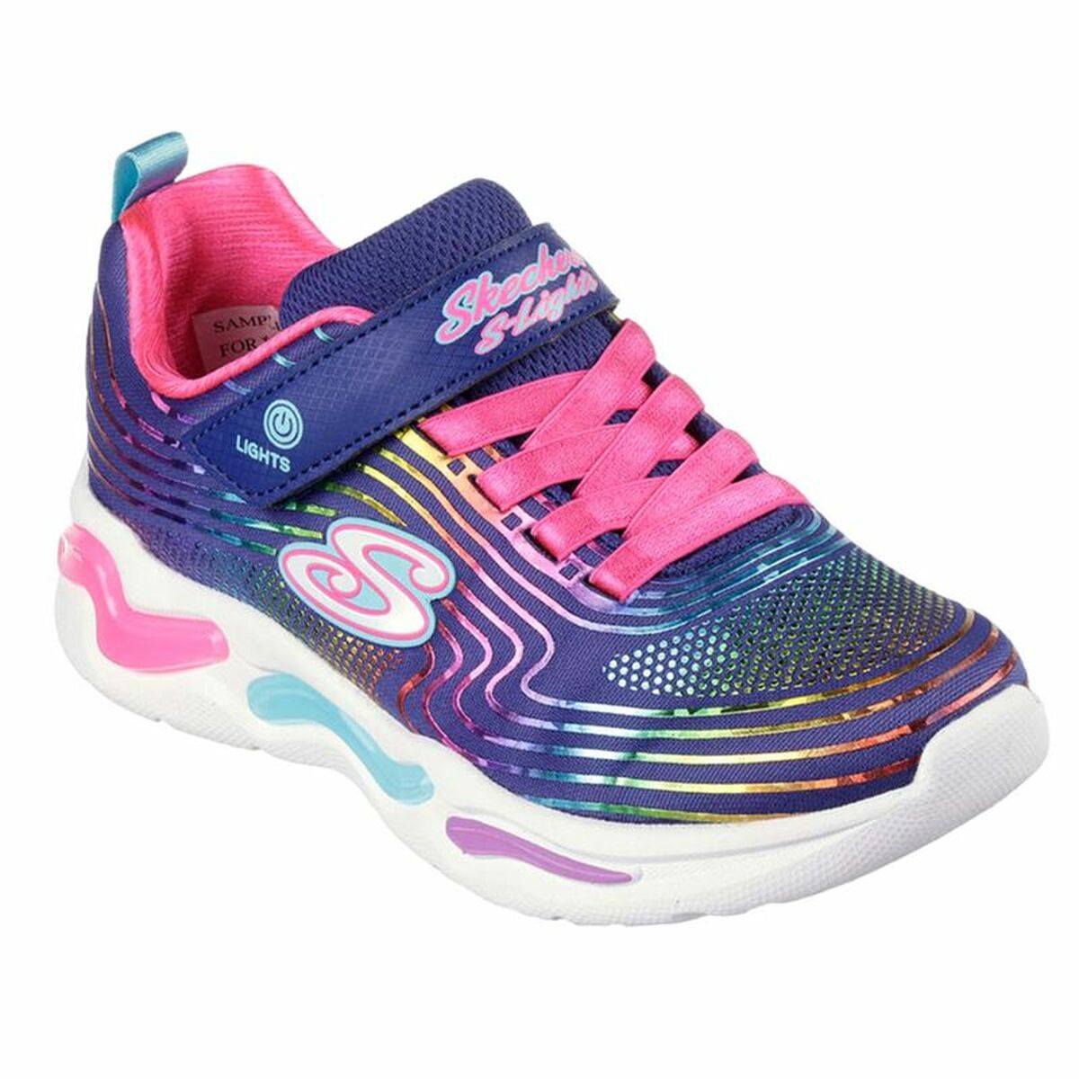 Sportskor för barn Skechers Wavy Beams Blå - 2