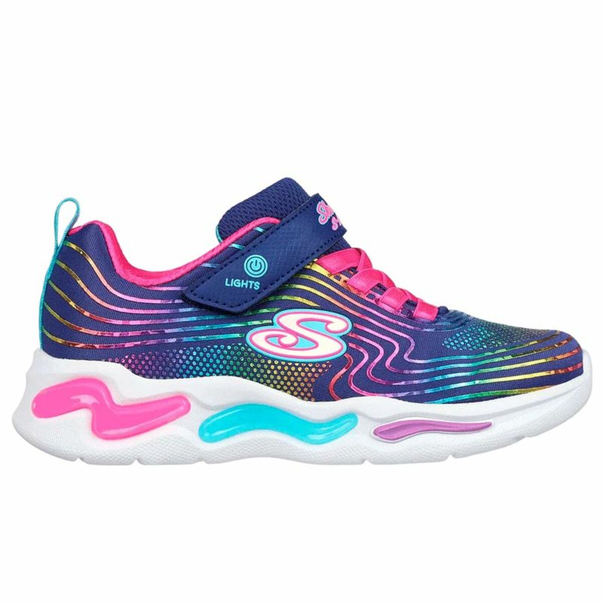 Sportskor för barn Skechers Wavy Beams Blå