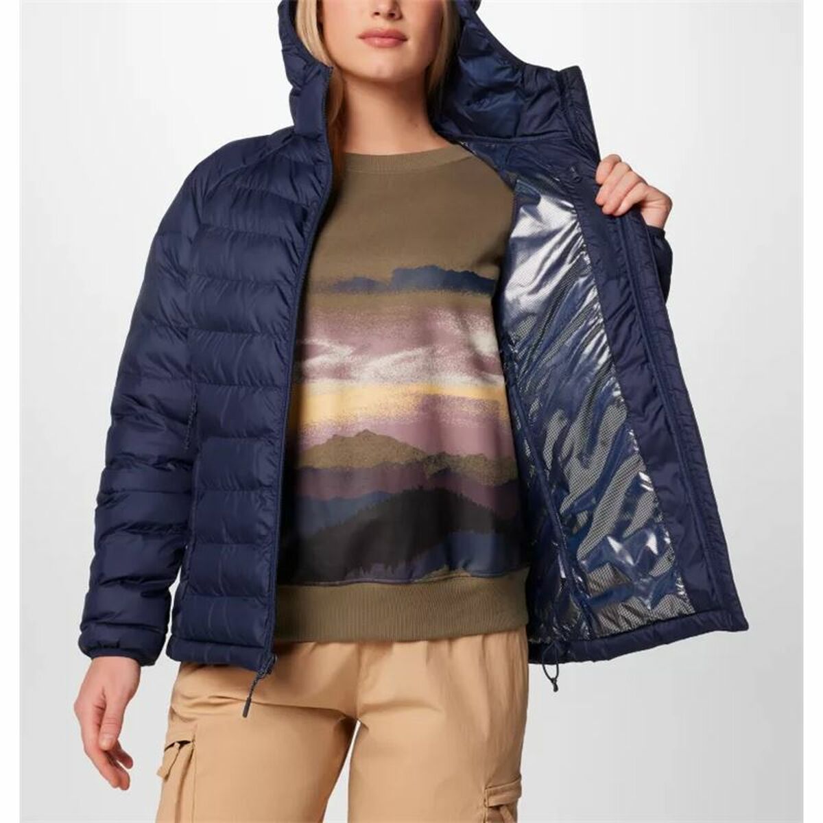 Sportjacka, Dam Columbia Powder Lite™ II Blå - 6