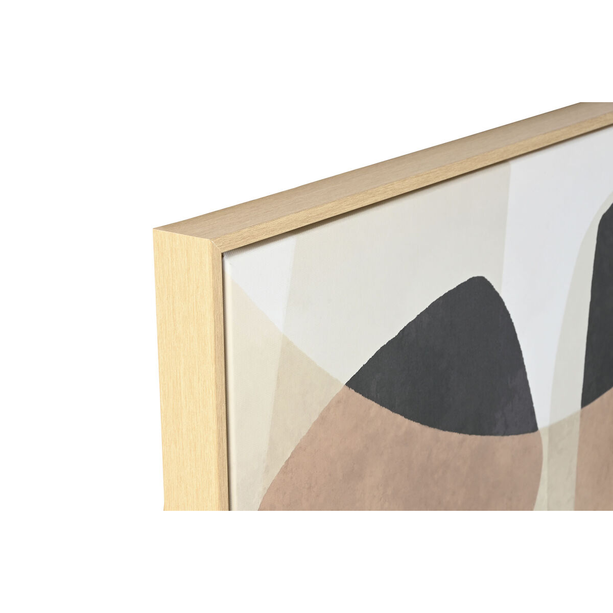 Kanvas Home ESPRIT Vit Brun Svart Beige Abstrakt Urban 100 x 4 x 140 cm (2 antal) - 2