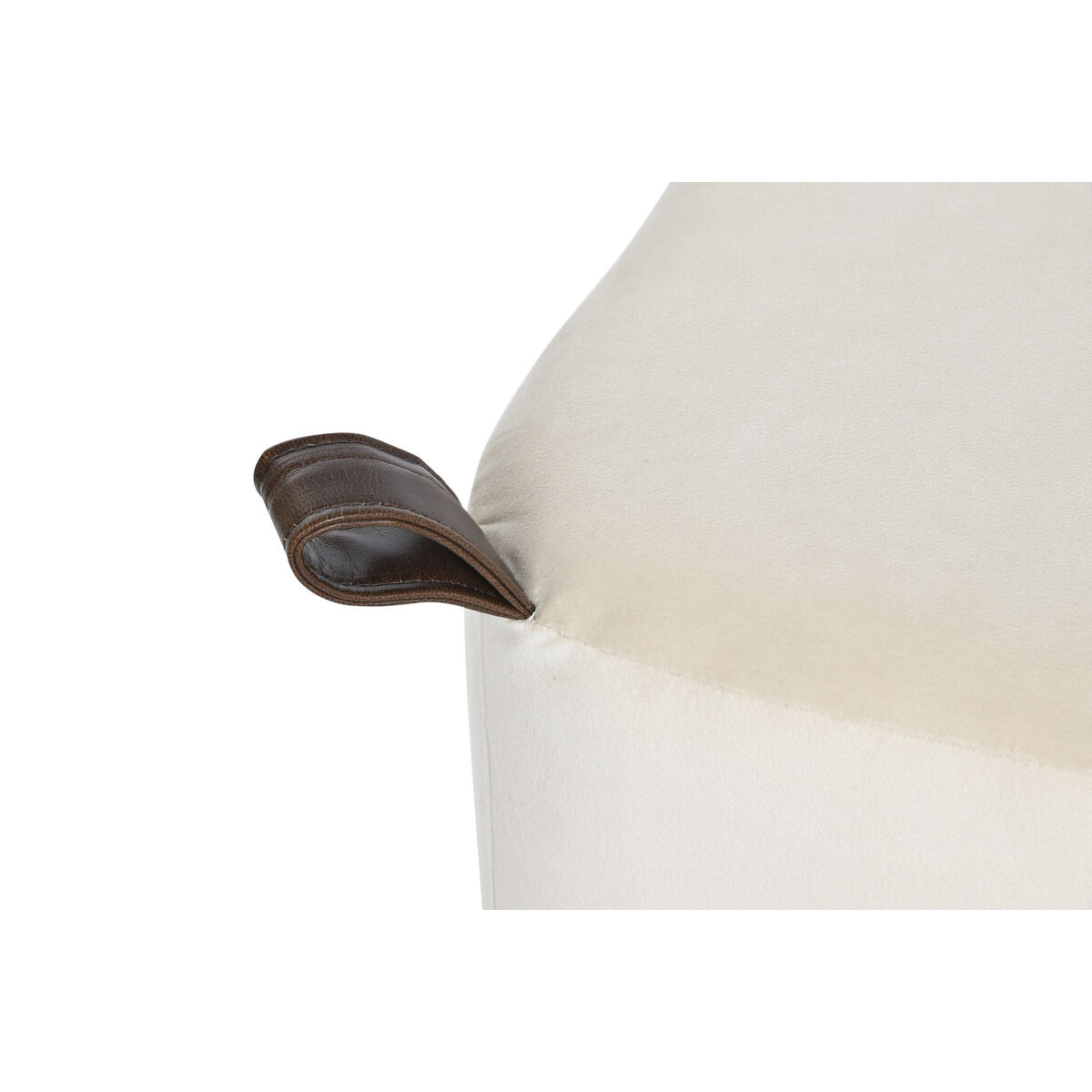 Fotpall DKD Home Decor Gul Blå Beige Grå Scandi 35 x 35 x 35 cm (2 antal) - 2