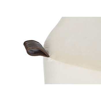 Fotpall DKD Home Decor Gul Blå Beige Grå Scandi 35 x 35 x 35 cm (2 antal)