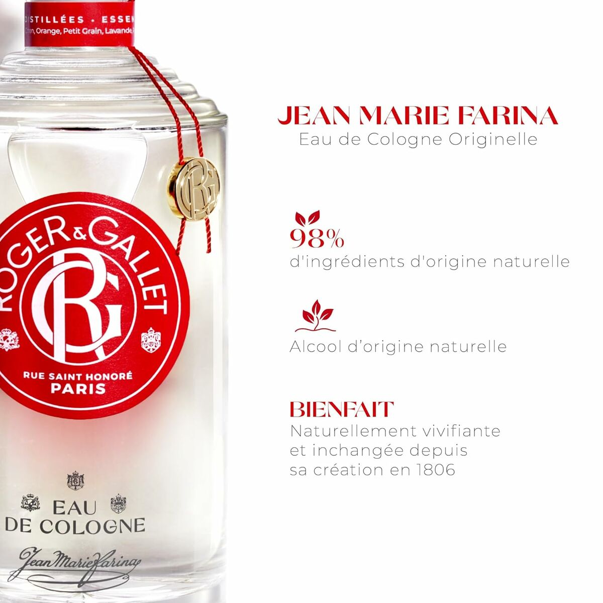 Parfym Unisex Roger & Gallet JEAN-MARIE FARINA Jean Marie Farina EDC 500 ml - 3