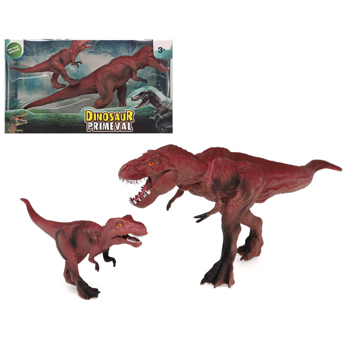 Set med 2 dinosaurier 2 antal 32 x 18 cm - 3