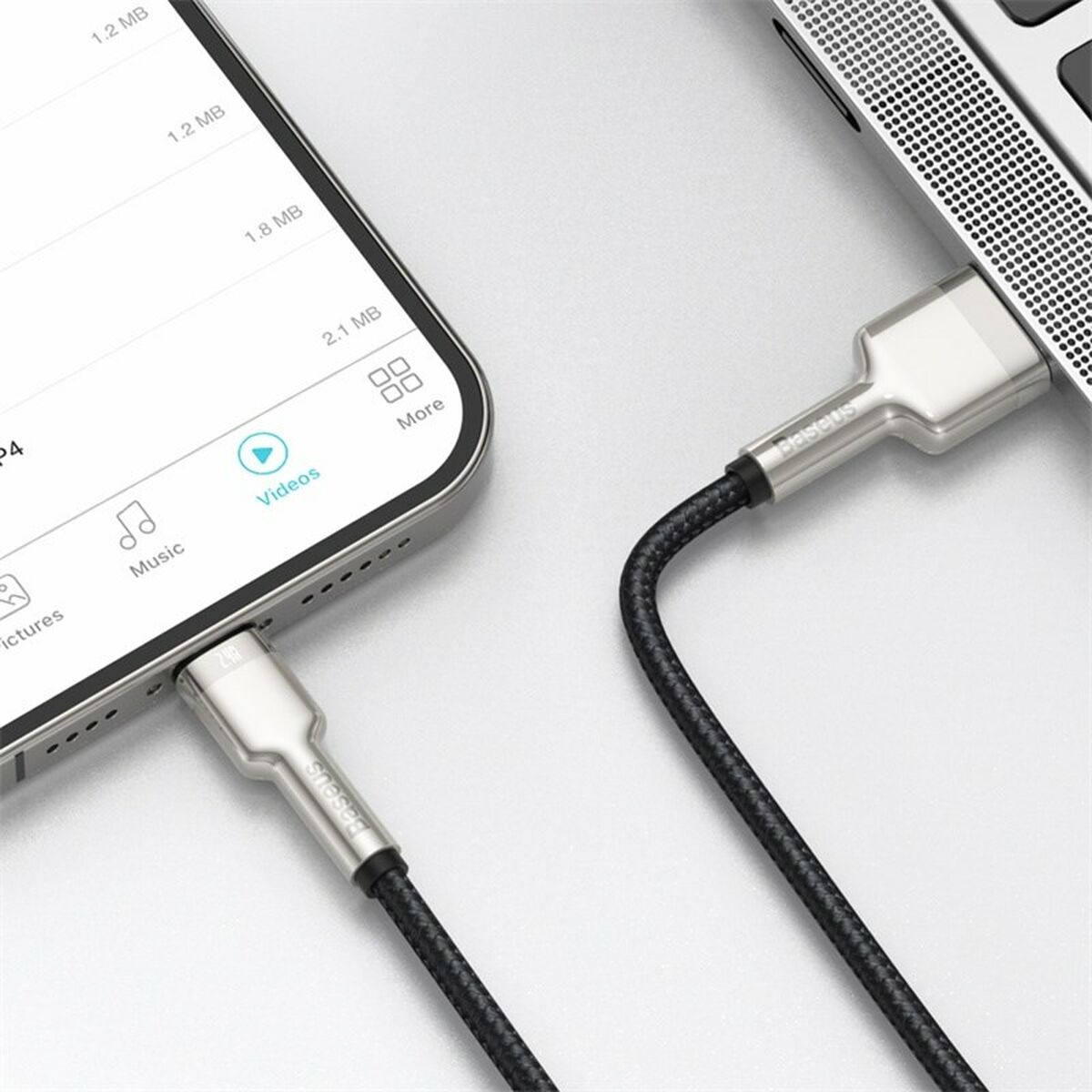 Kabel Lightning Baseus Cafule 1 m - 7