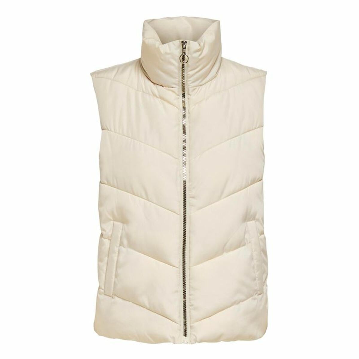 Väst, Dam Jack & Jones Jdyfinno Life Short Padd Vit