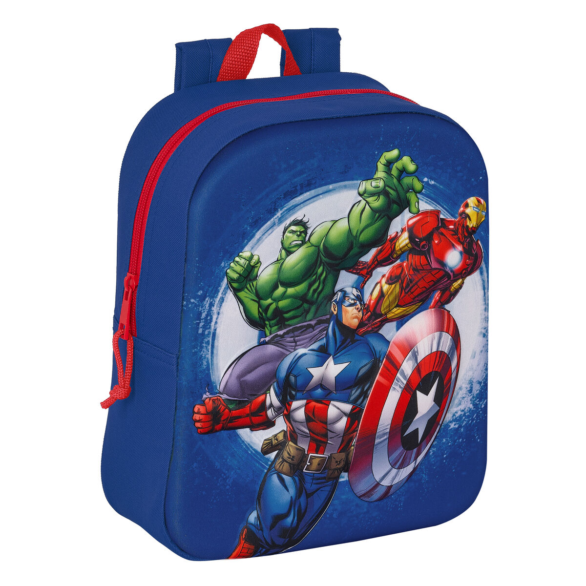 Skolryggsäck The Avengers 3D Marinblå 22 x 27 x 10 cm - 2