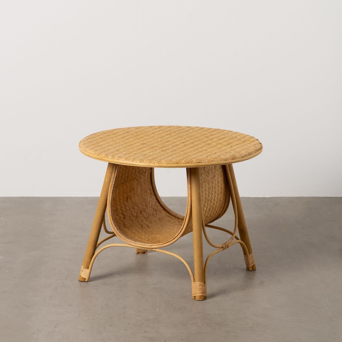 Soffbord RATÁN Naturell 61 x 61 x 46 cm - 2